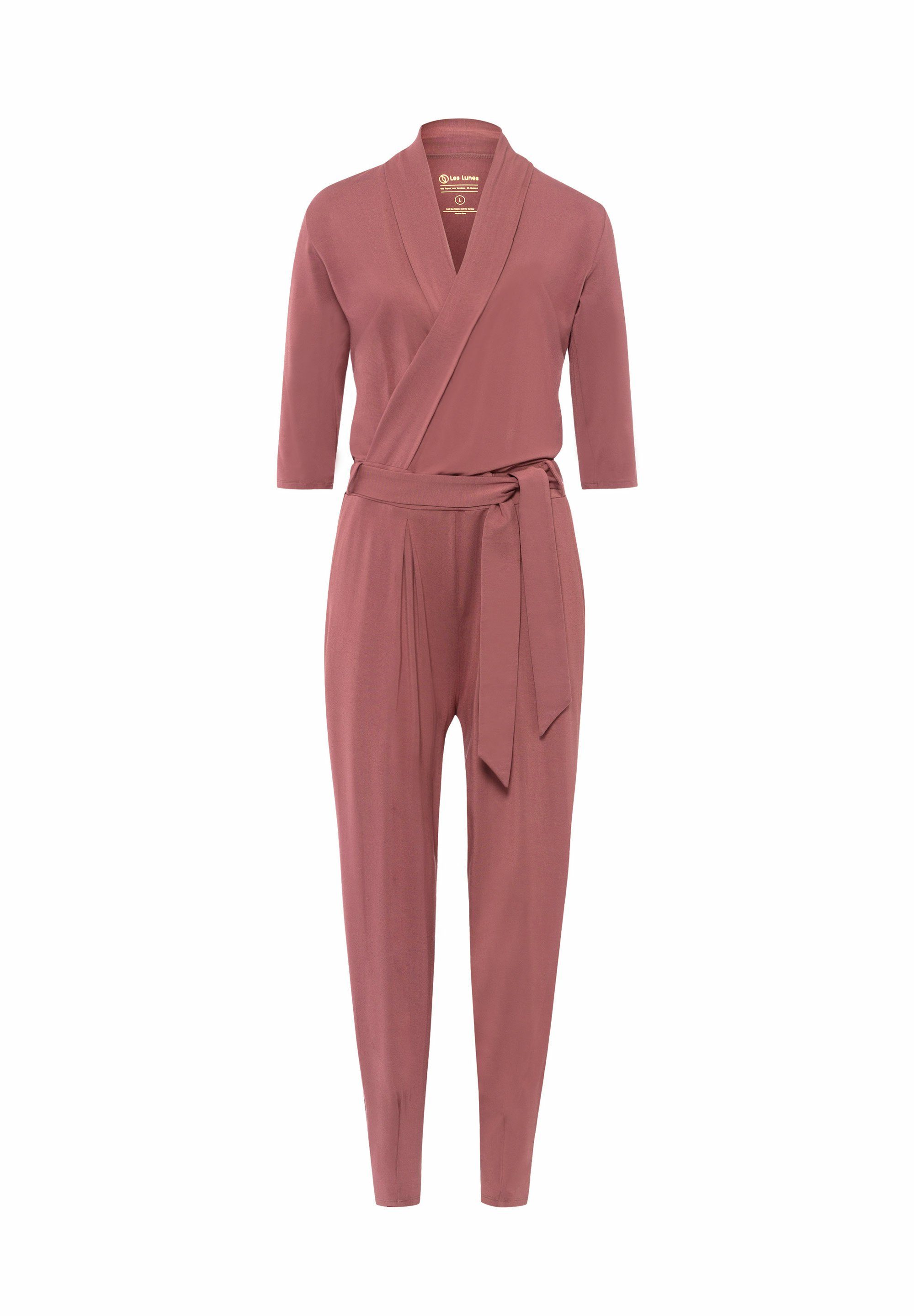 Les Lunes Jumpsuit Paul marron Bambus Viskose