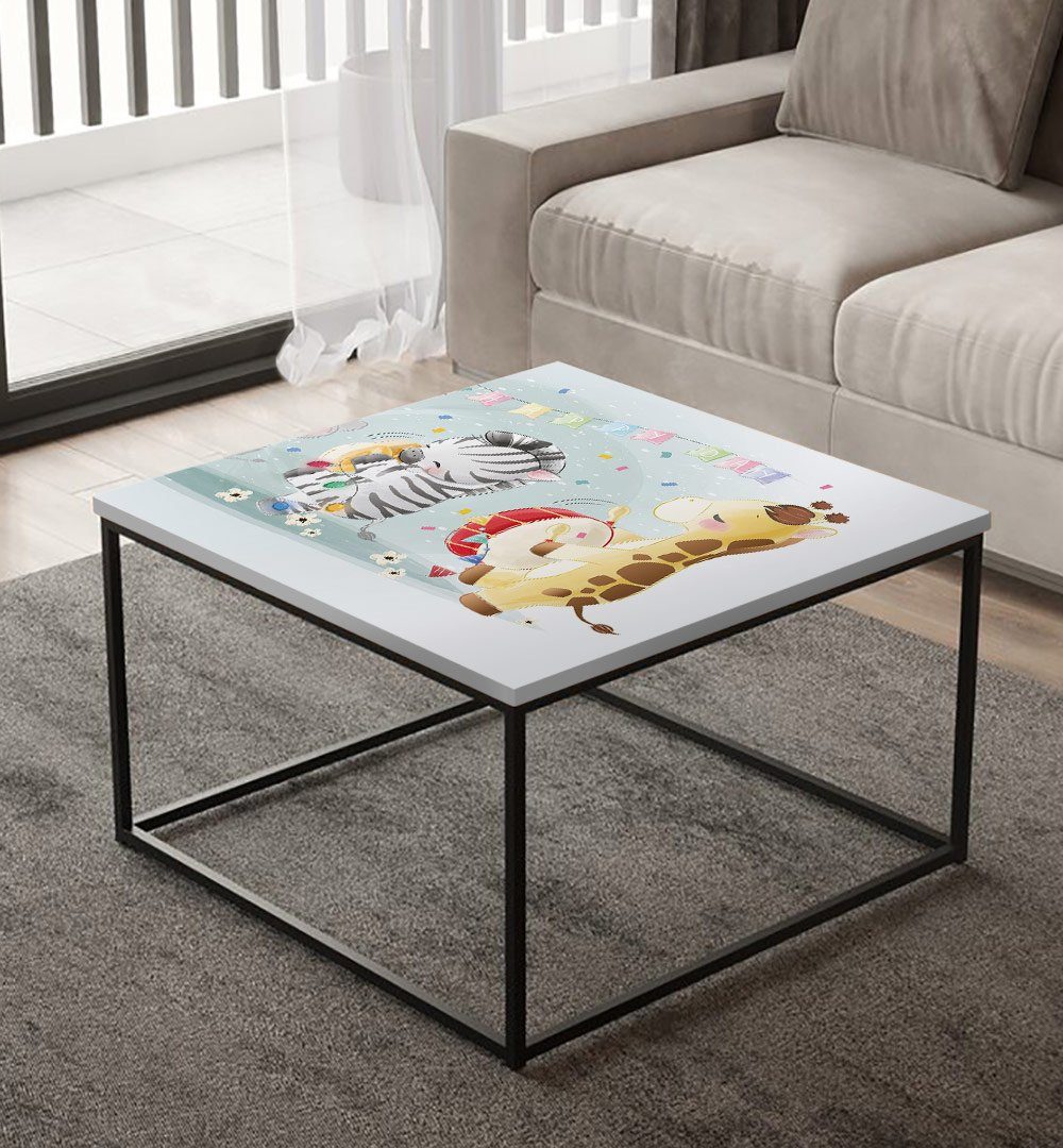 MyMaxxi Möbelfolie Tischfolie Tiere mit Instrumenten machen Musik selbstklebend Folie, (Tiermusikanten, 1St.}, Klebefolie passend geschnitten und gerollt), Selbstklebend