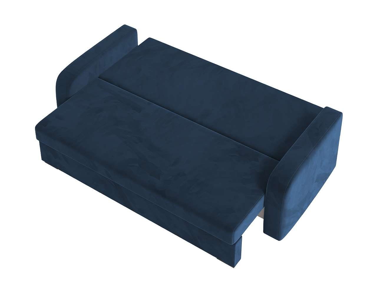 Sofa und Schlaffunktion Marineblau Bettkasten MÖBEL LENA, MKS mit