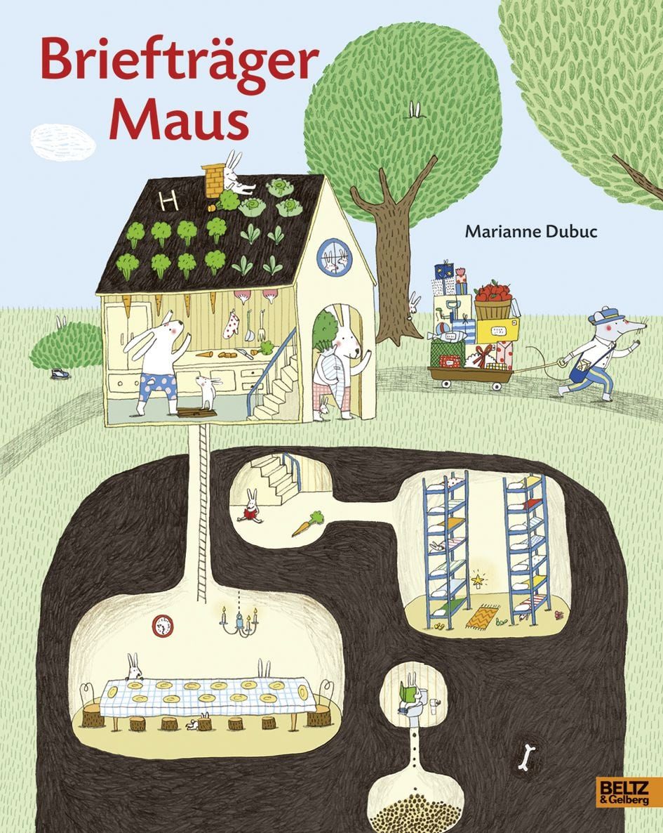 Kinderbuch Briefträger Maus Vierfarbiges Bilderbuch Marianne Dubuc