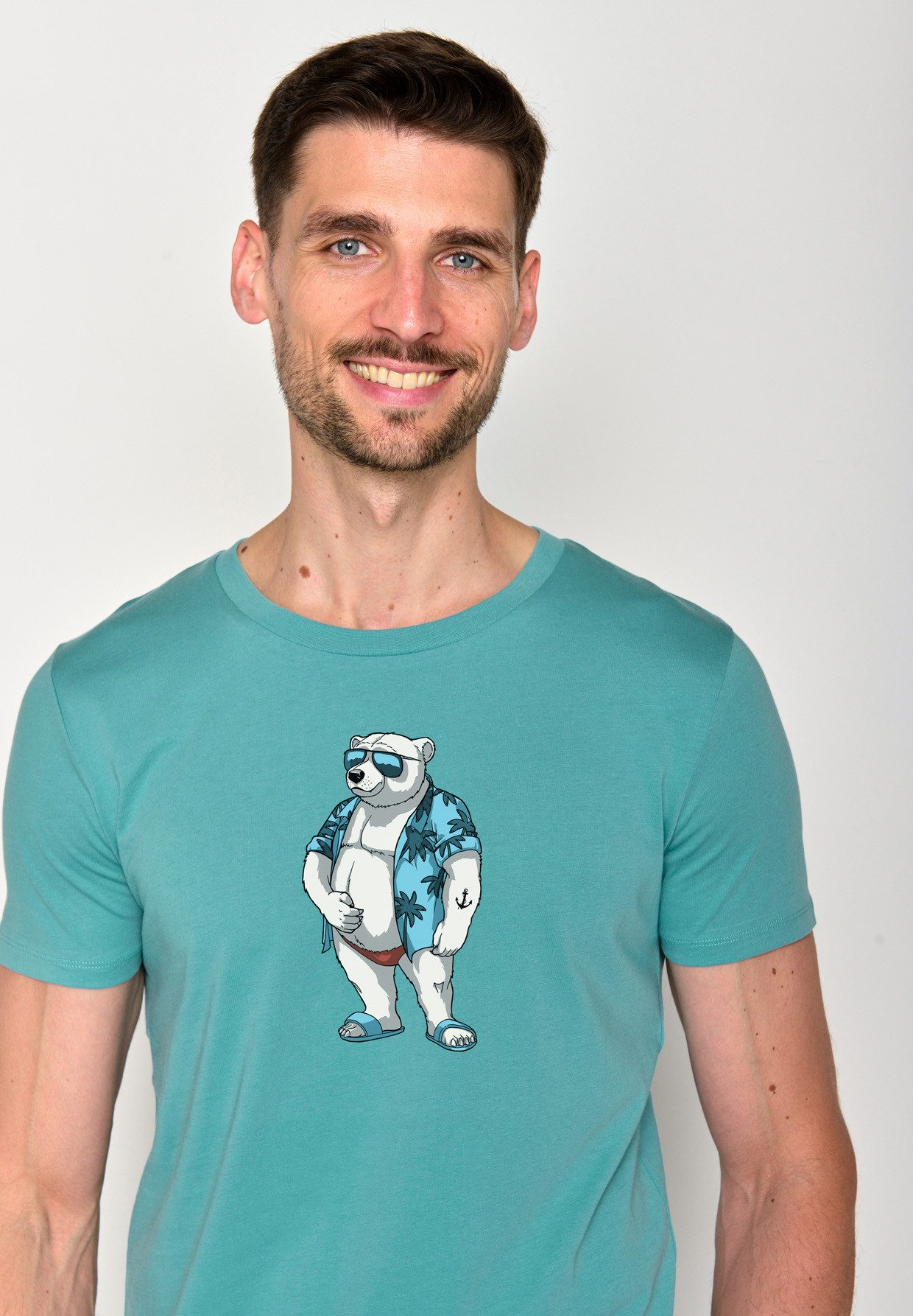 GreenBomb T-Shirt Animal Beach Bear
