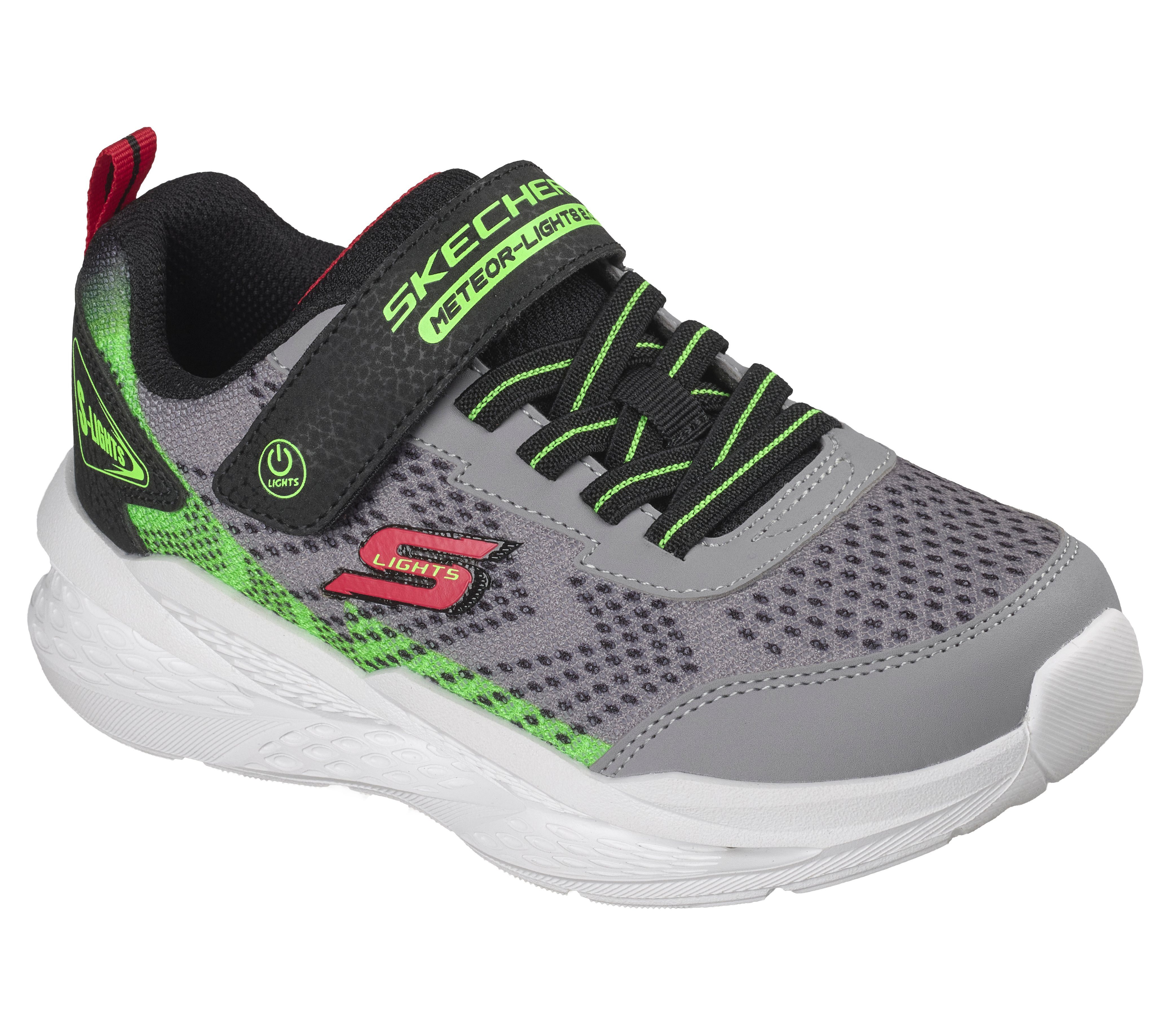 Skechers SKECHERS METEOR-LIGHTS 2.0 Sneaker Sportschuh mit Klett, Größenschablone zum Download