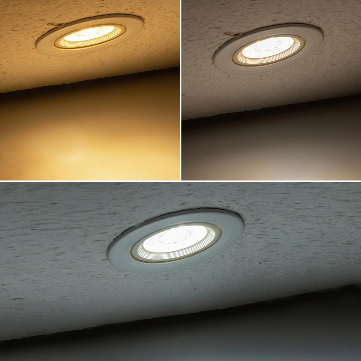 ChiliTec LED Deckenspot LED-Einbauleuchte "Flat-36 CCT+P" 3/5/7W schwenkba, kaltweiß,warmweiß,neutralweiß