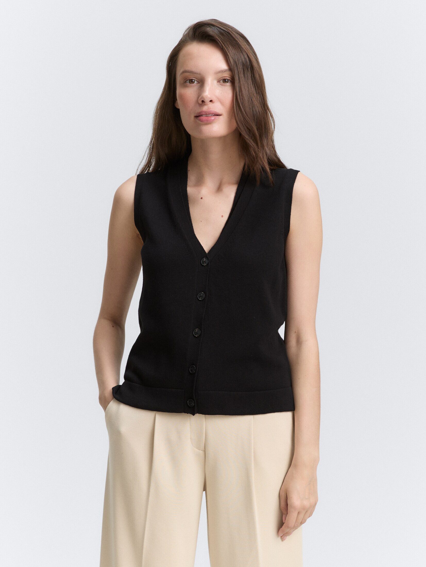 TOM TAILOR Cardigan Pullunder mit Knopfleiste günstig online kaufen