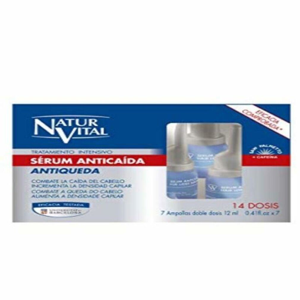 Natur Vital Haarserum Naturvital Anti-Haarausfall Serum Intensive Behandlung Ampullen 7x12ml