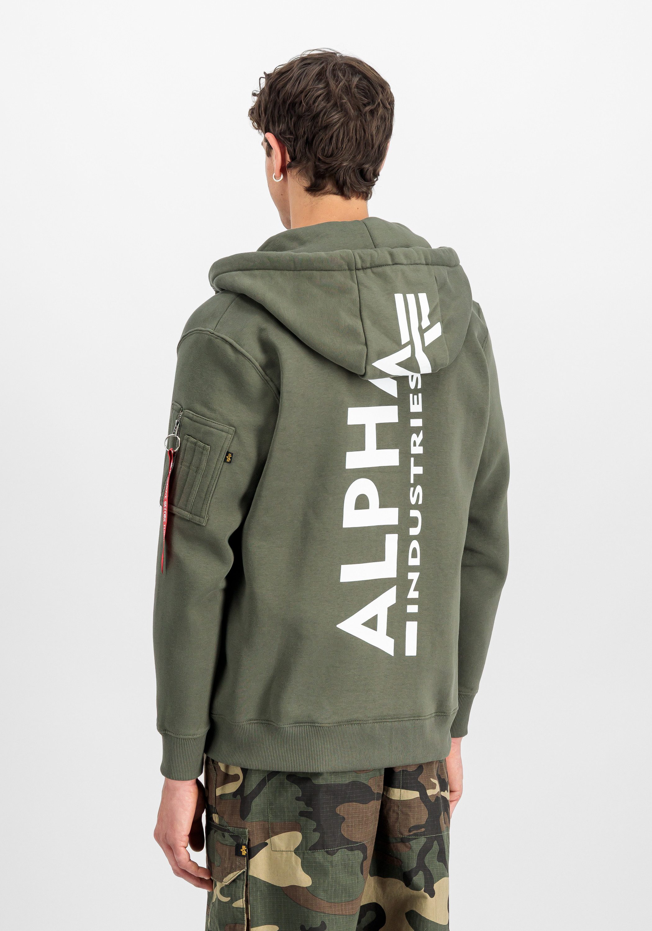 Alpha Industries Hoodie Backprint Zip Hoodie