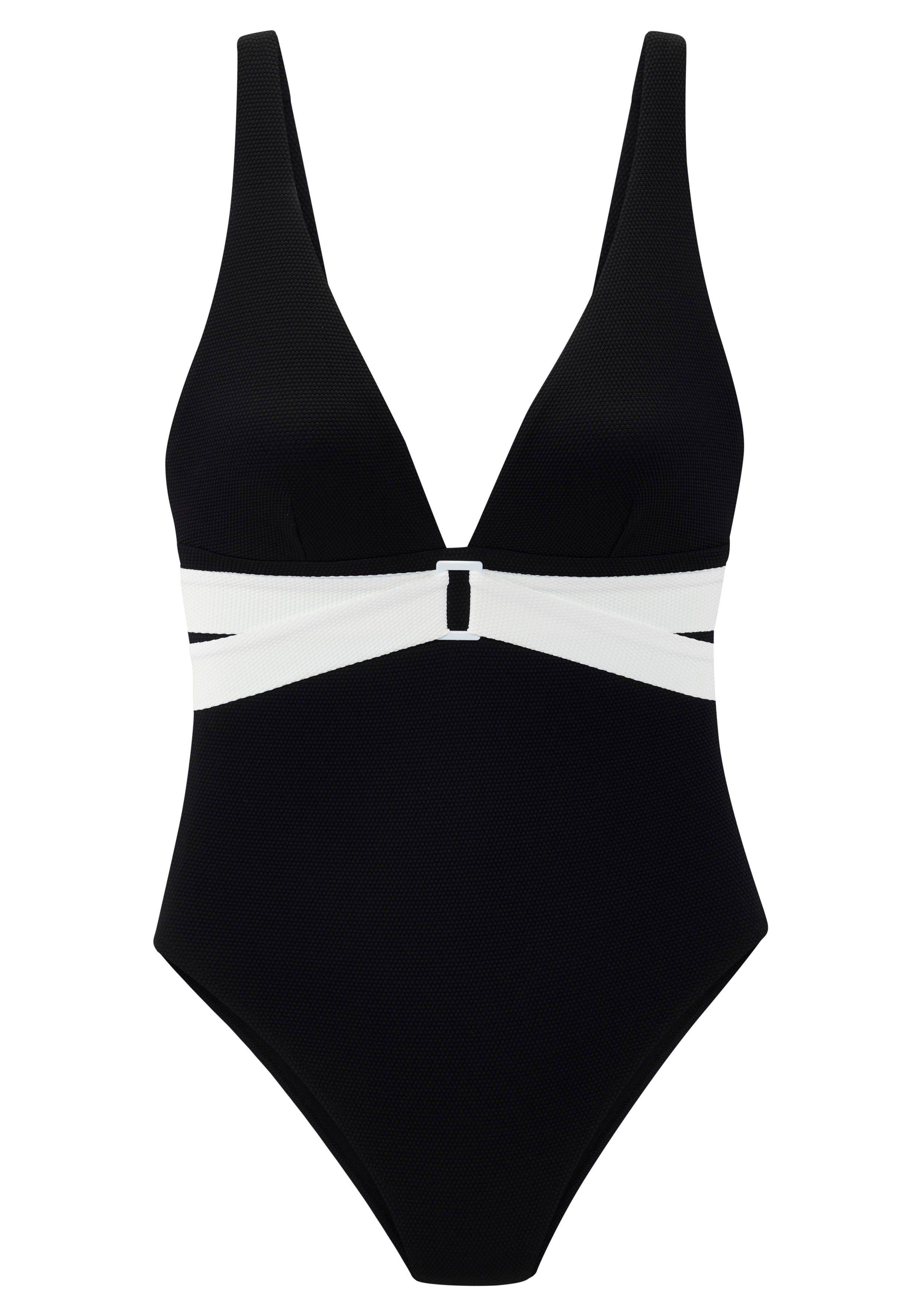 LASCANA Badeanzug Chic aus eleganter Strukturware – Bild 2 von 5