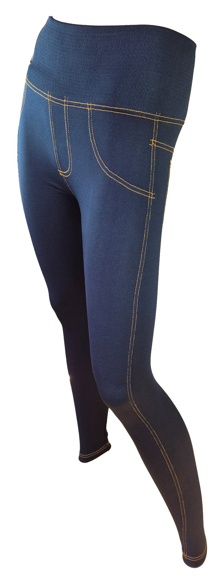 Jeansjeggings Leggings Jeans Dunkelblau Jeggings High Waist