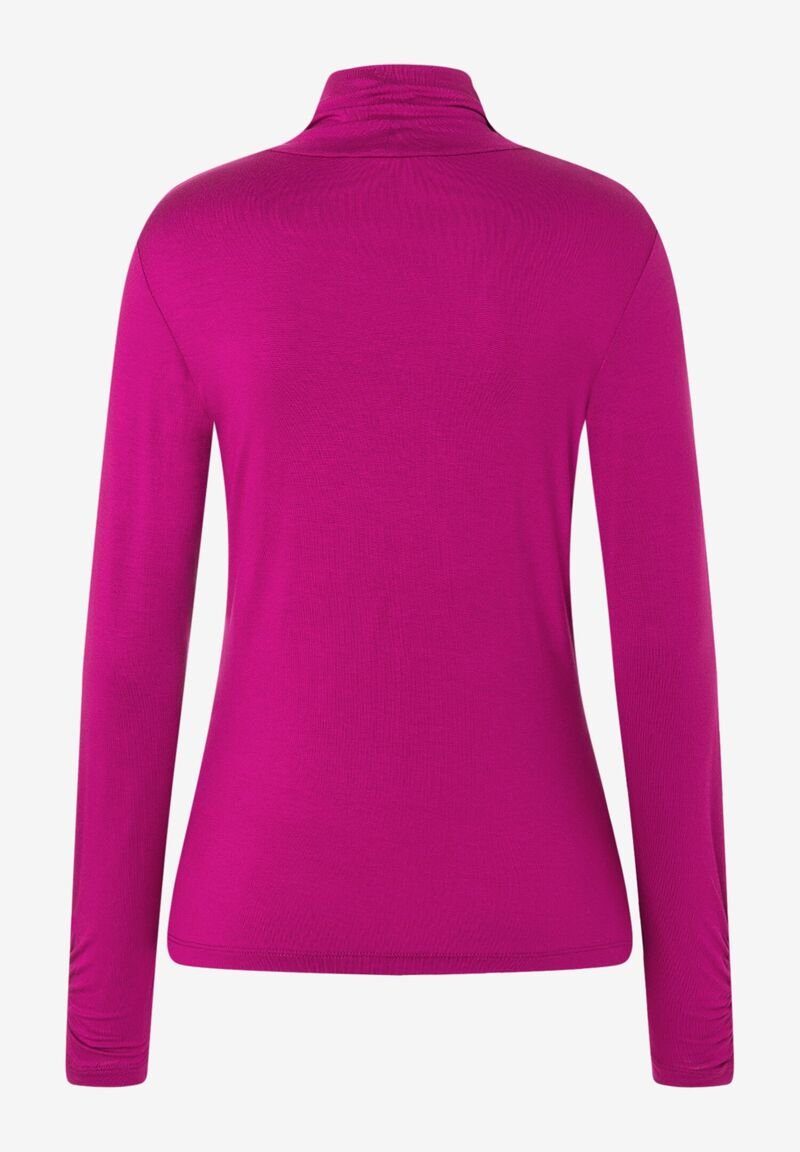 MORE&MORE Rollkragenpullover Rollkragenshirt dark forest Herbst-Kollektion
