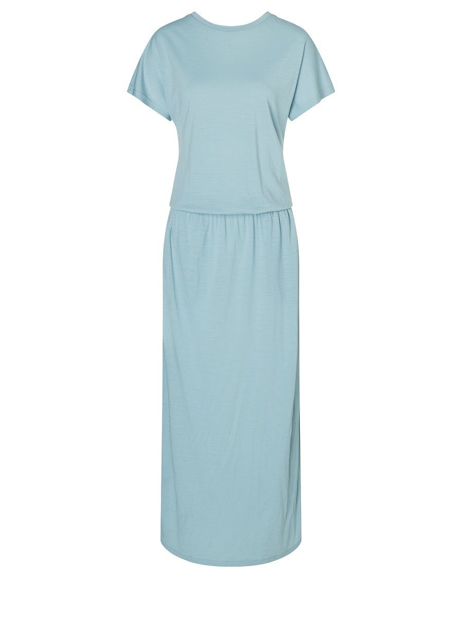 SUPER.NATURAL Sommerkleid für Damen, Merino W FEEL GOOD DRESS atmungsativer Merino-Materialmix