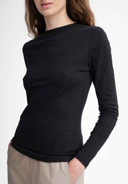 MELA Langarmshirt Damen Basic Langarmshirt DHIVYA