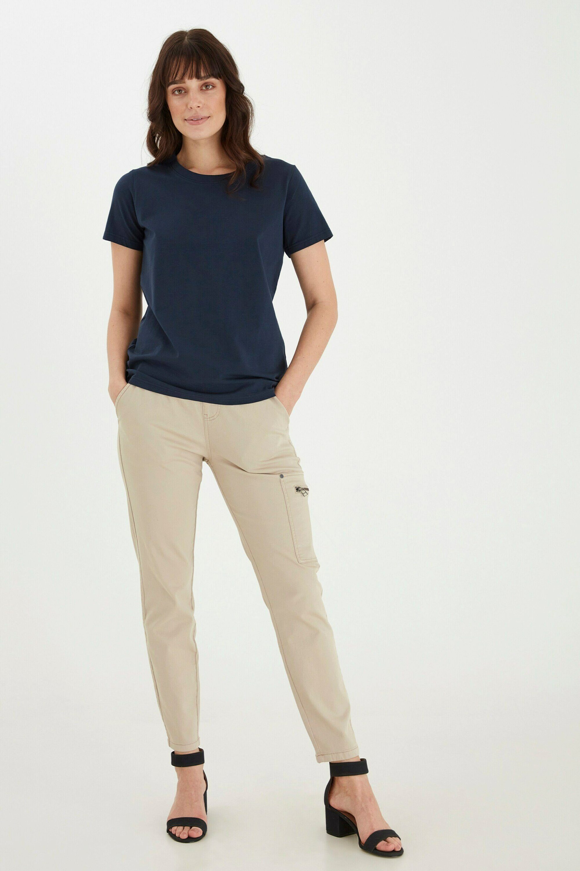 fransa T-Shirt (1-tlg) Plain/ohne Details günstig online kaufen