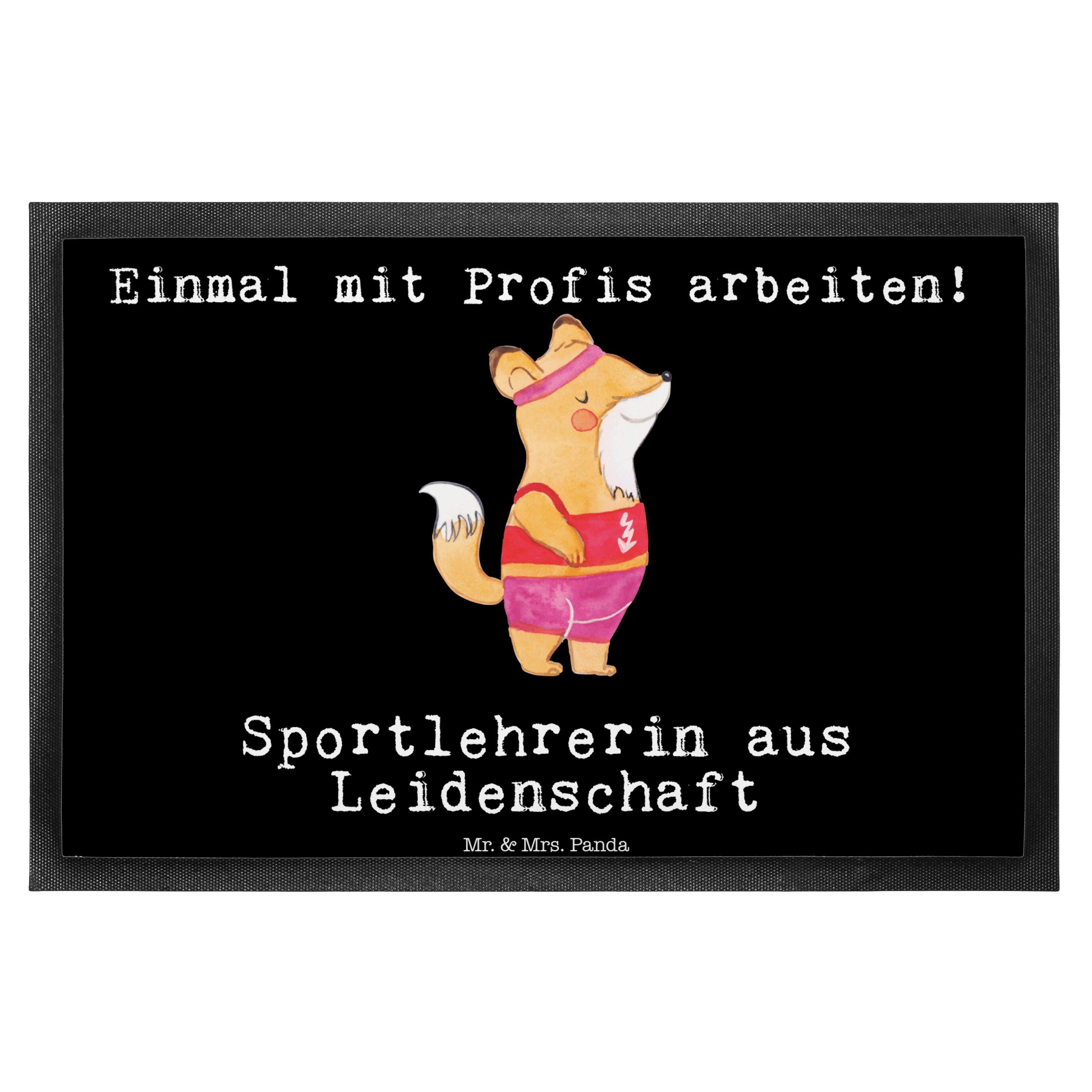 Fußmatte »Sportlehrerin aus Leidenschaft Schwarz Geschenk