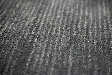 Teppich Teppich Wohnzimmerteppich Läufer uni anthrazit grau, Carpetia, rechteckig, Höhe: 13 mm