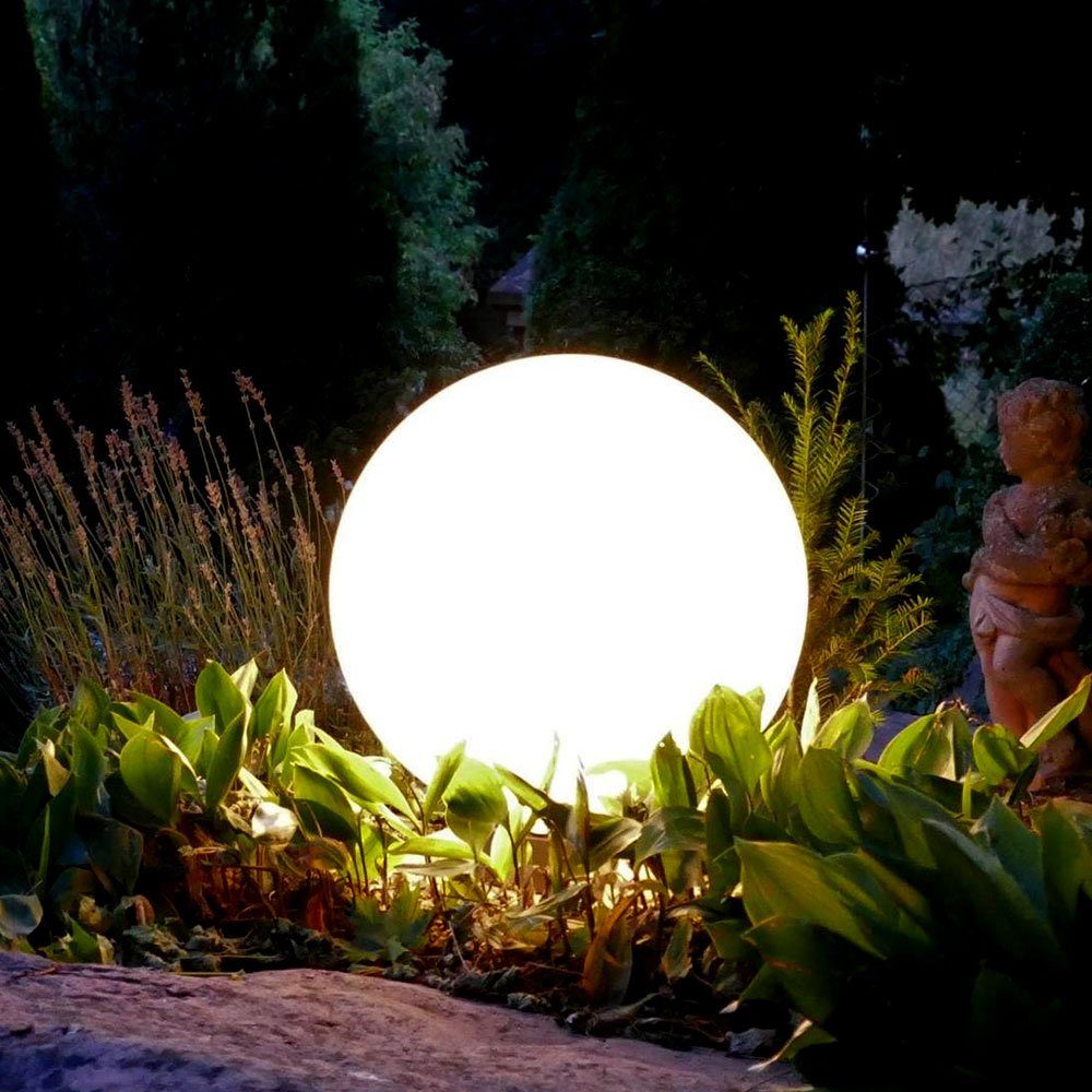 Dekolicht Kugelleuchten Ohne Set s.luce Globe Weiß, Leuchtmittel, Garten Warmweiß