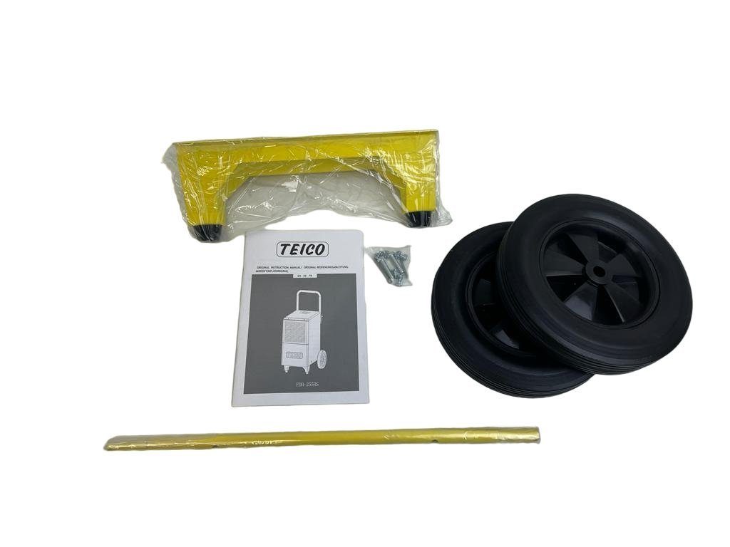 Teico Bautrockner Bautrockner Gewerbe Luftentfeuchter 55L Entfeuchter Heizung, Entfeuchtung 55,00 l/Tag, Tank 6,00 l, ausreichend für 6 l Flüssigkeit