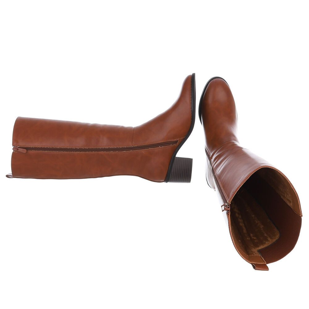 Ital-Design Elegante Stiefel mit stabilem Absatz für Alltag und Freizeit St günstig online kaufen