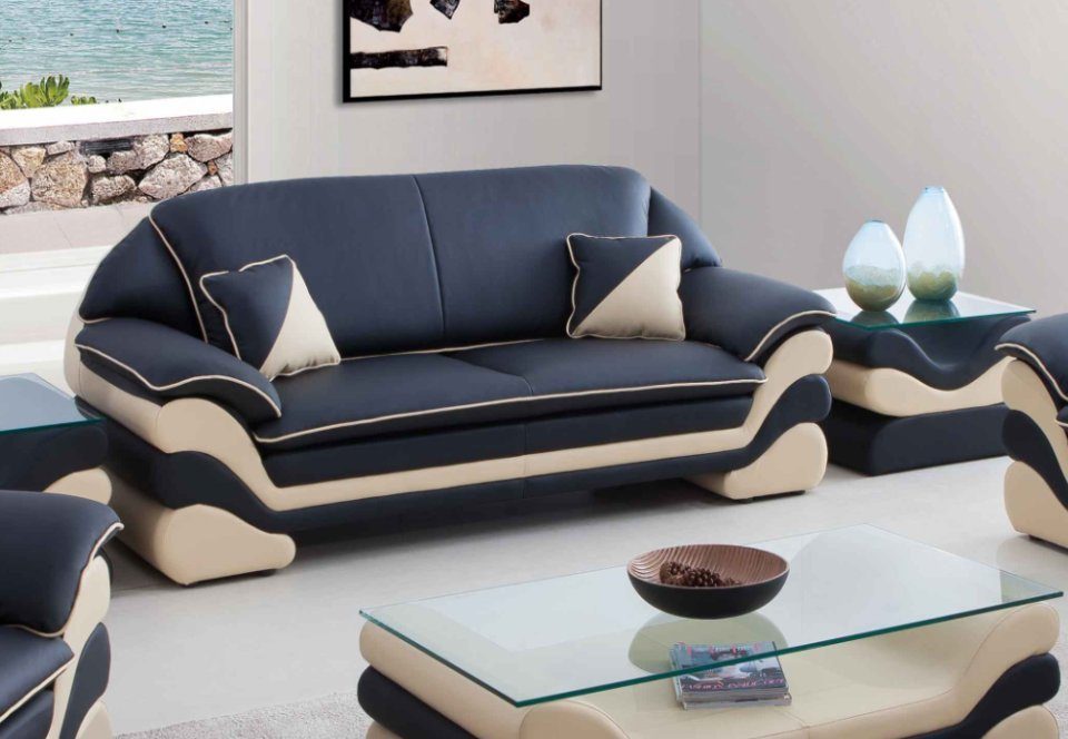 JVmoebel Sofa Leder Couch Klassischer 3 Sitzer Couchen Sofas Designer 3er, Made in Europe