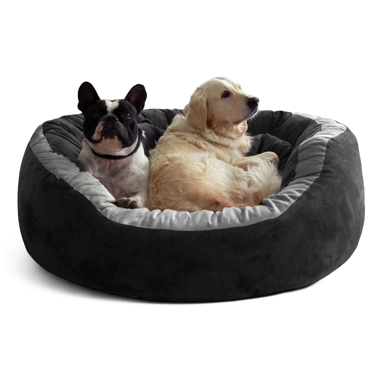 tierlando® Tierbett LANA Hundebett Hundesofa M L XL Velours MEGA DICK SUPERWEICH