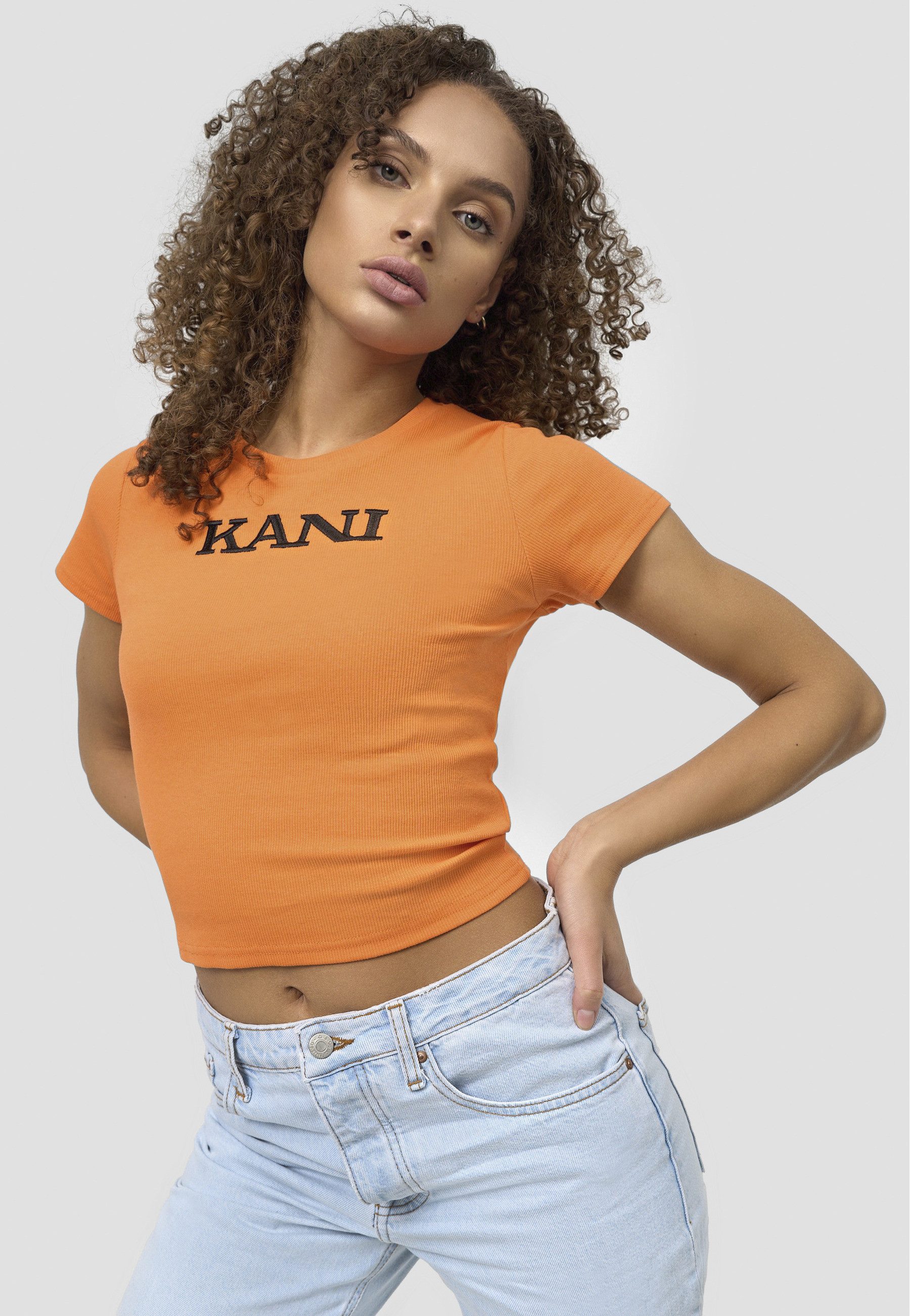 Karl Kani Kurzarmshirt Karl Kani Damen KW221-024-1 Retro Rib Short Tee (1-tlg)