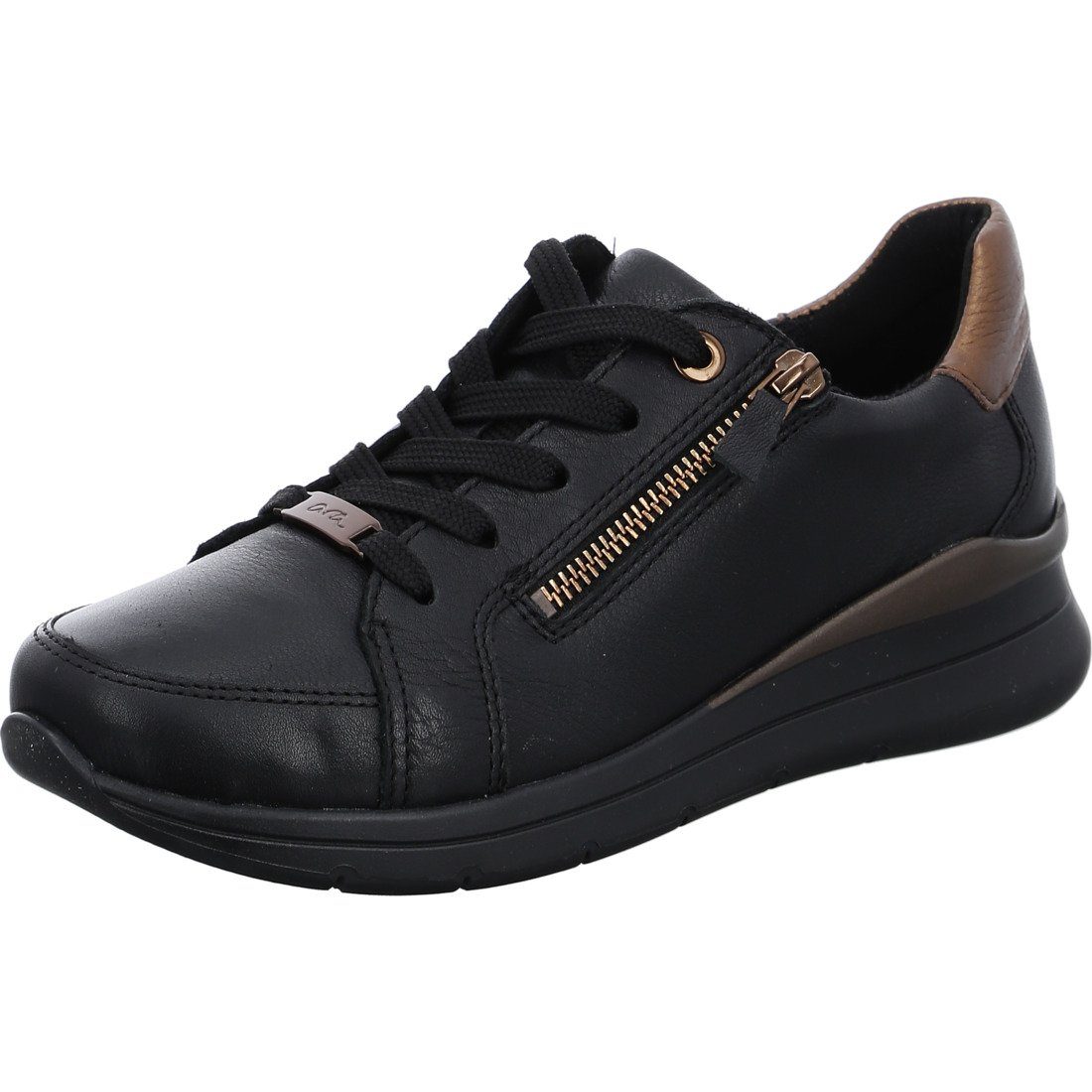 Ara Ara Schuhe, Schnürschuh Osaka - Glattleder Schnürschuh schwarz 046861