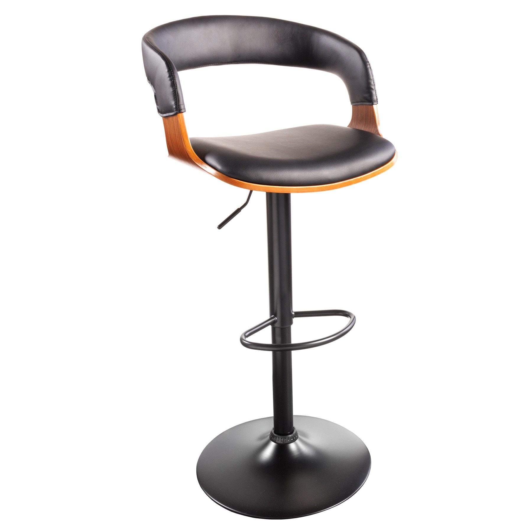 riess-ambiente Barhocker MANHATTAN schwarz / braun günstig online kaufen
