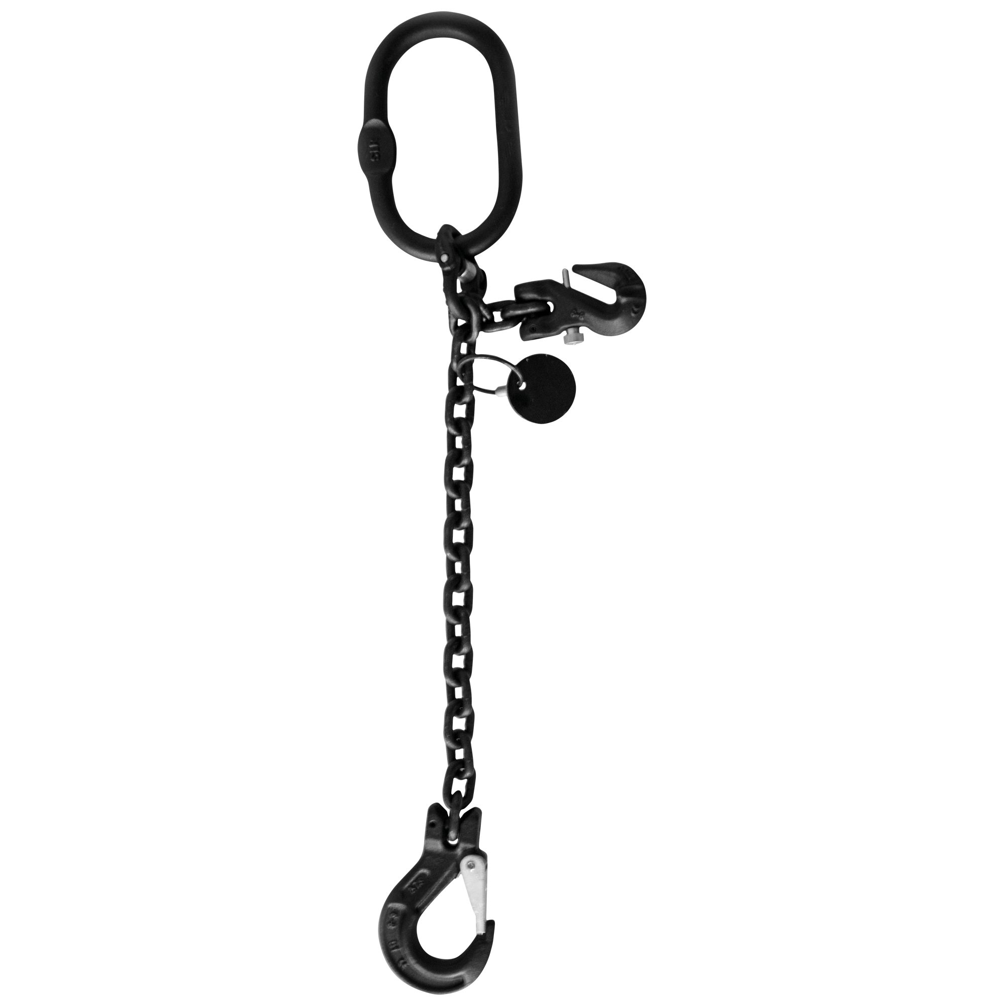 ELLER Anschlagkette ELLER Chainclutch with Locked Shortening Hook 8 mm Kette - 2 m, Длина 16 m