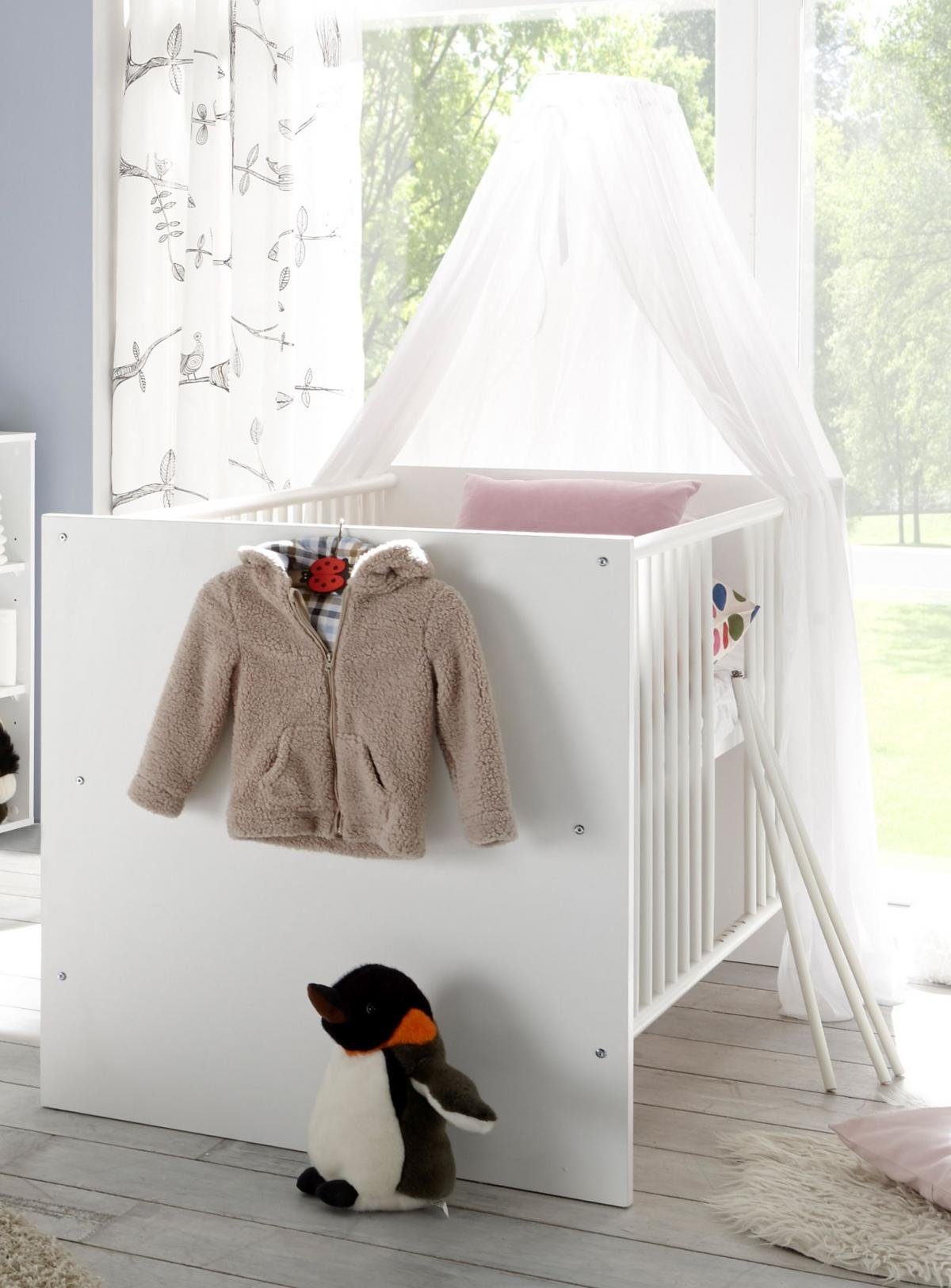 Babyzimmer 7 flieder / Set matt Babyzimmer-Komplettset komplett Storado weiß Babymöbel „Sienna“ tlg.