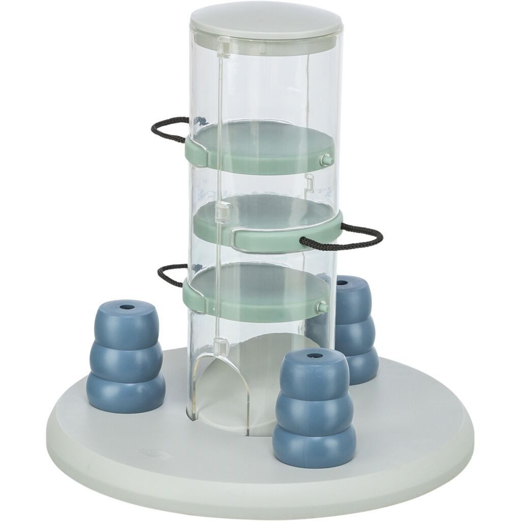TRIXIE Tier-Intelligenzspielzeug Gambling Tower Strategiespiel - diverse - ø 25 × 27 cm, Kunststoff