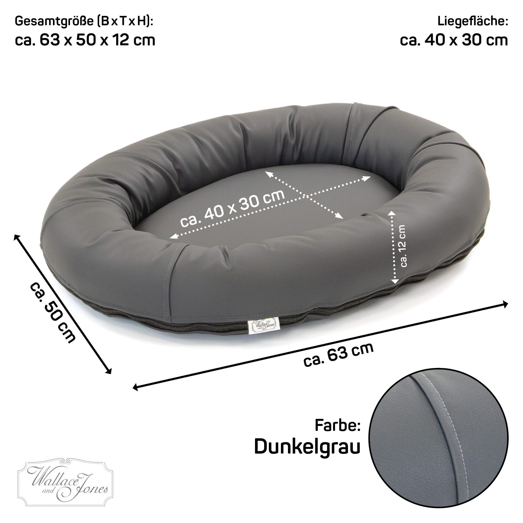 Wallace & Jones Tierbett Hundebett Bolton, günstig online kaufen