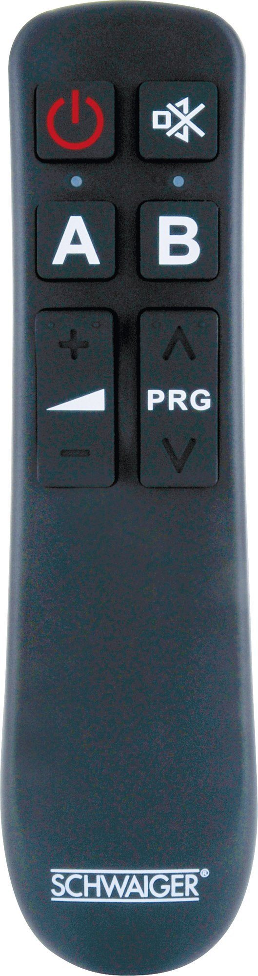 Schwaiger UFB1000 533 Universal-Fernbedienung (2-in-1, Tastenprägung und Orientierungspunkte auf beiden Wippen)