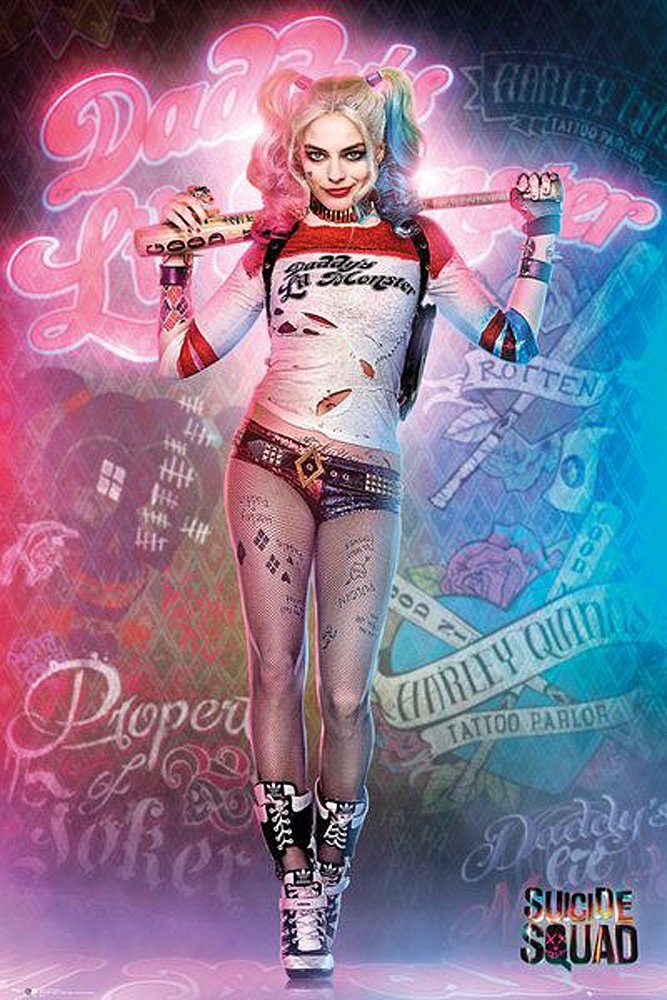 GB eye Poster Suicide Squad Poster Stehend Harley Quinn 61 x 91,5 cm