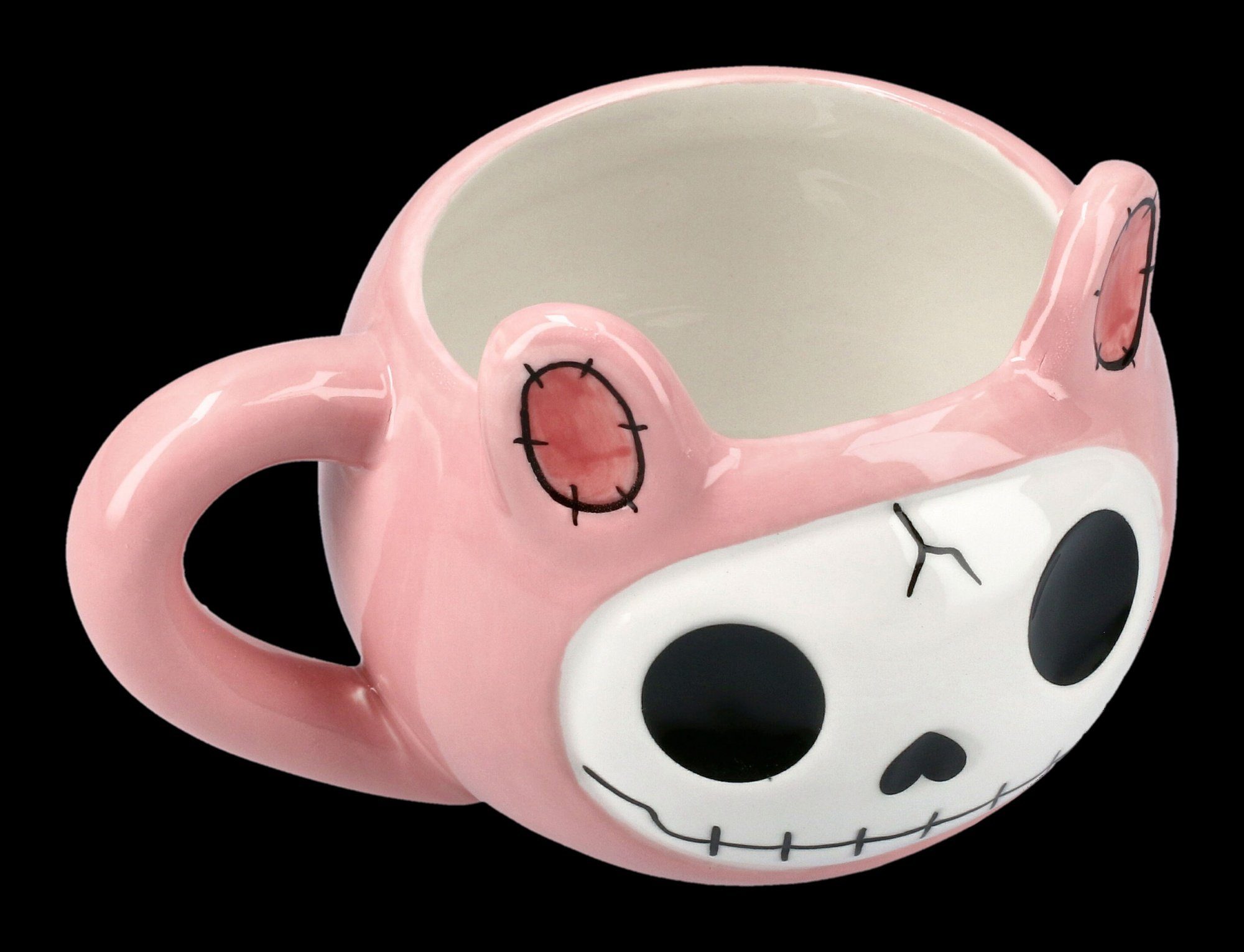 Tasse Deko, Shop - GmbH Keramik Bun Bun Furrybones Hasen Figuren Pink Keramik Tasse -