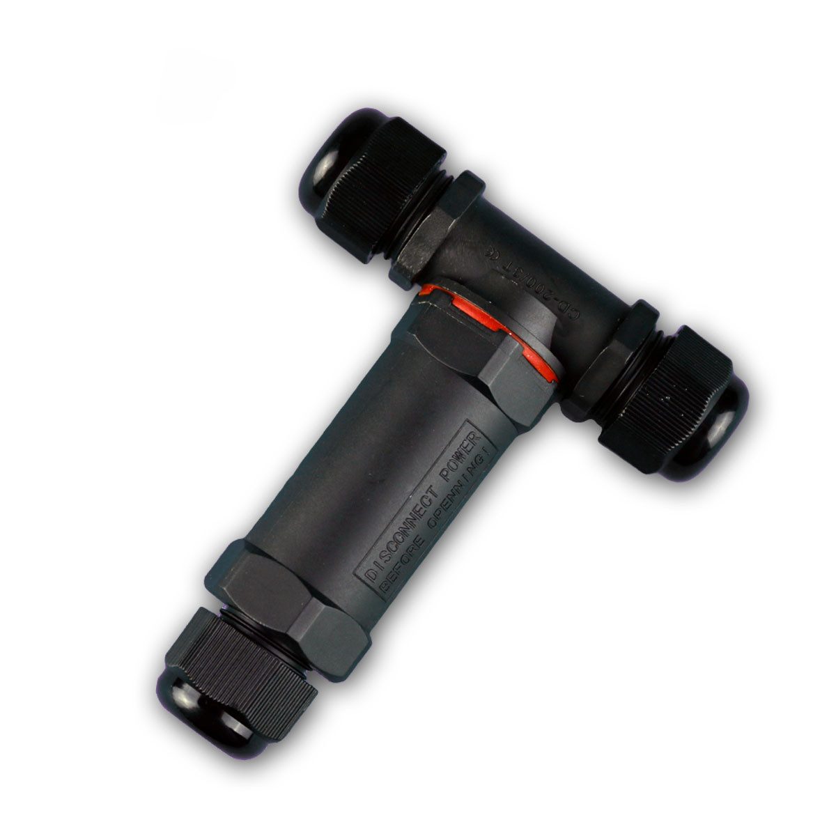 ChiliTec Verbindungsdosenklemme 3polige Dosenmuffe / T-Verbinder IP68 230V Muffe