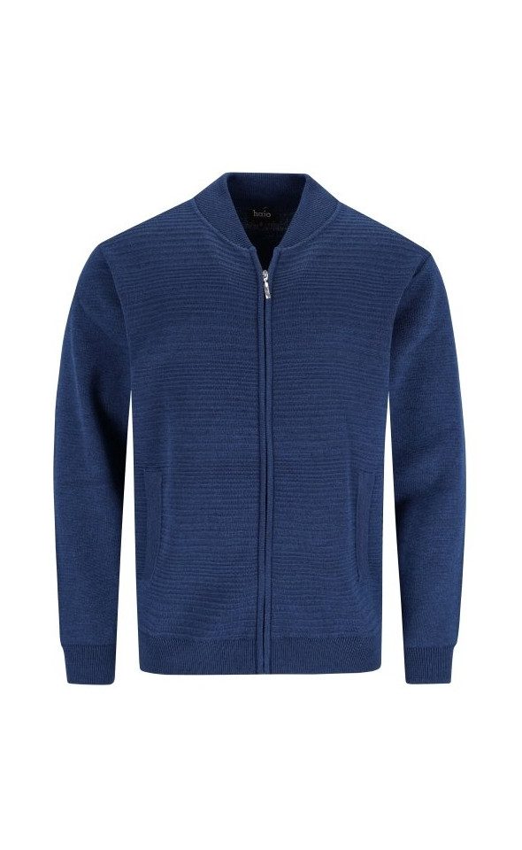 Hajo Strickjacke Made in Italy H Blouson-Strickjacke admiralsblau