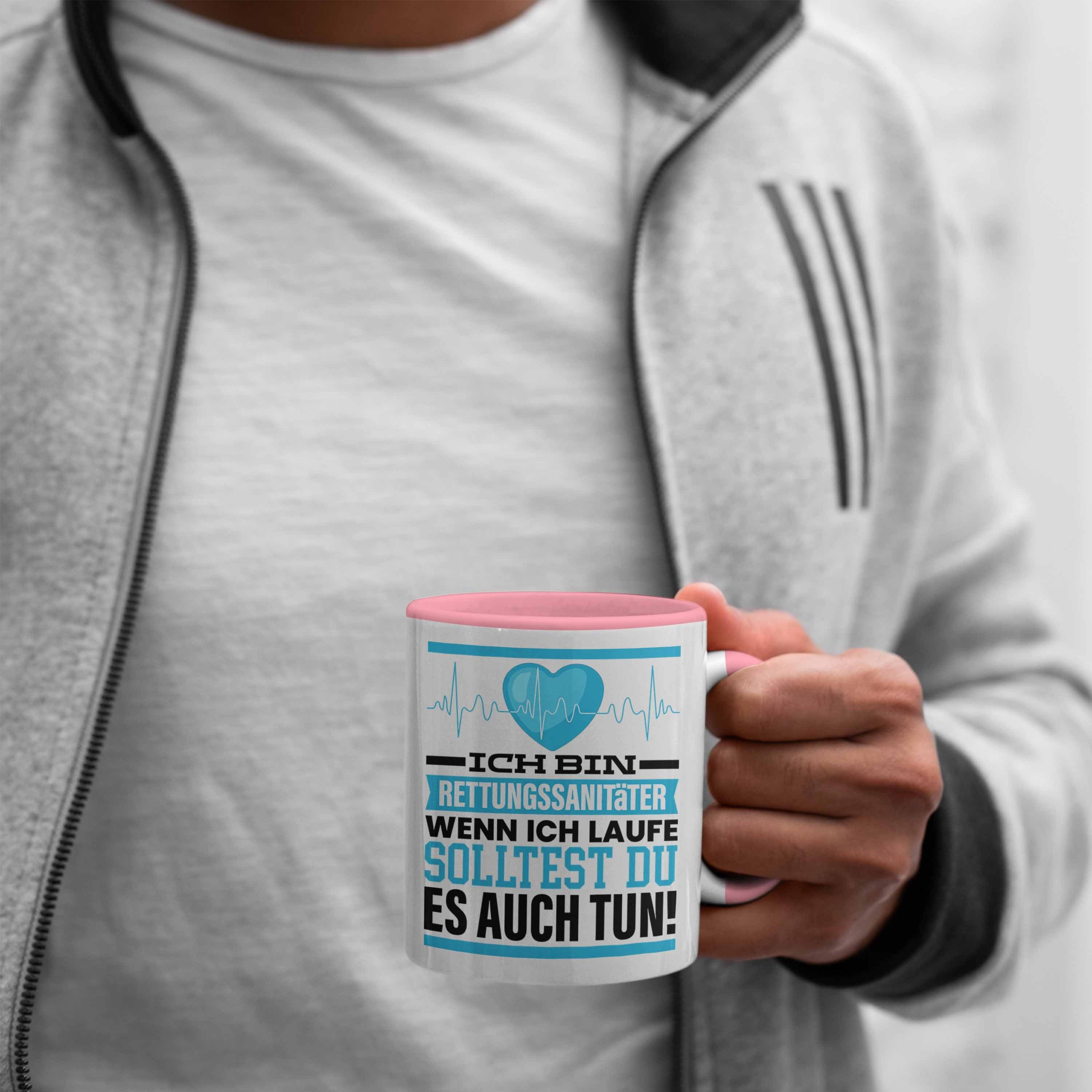 Geschenk Rettungsdienst Trendation Rosa Rettungssanitäter Geschenk Männer Tasse Tasse Spruch