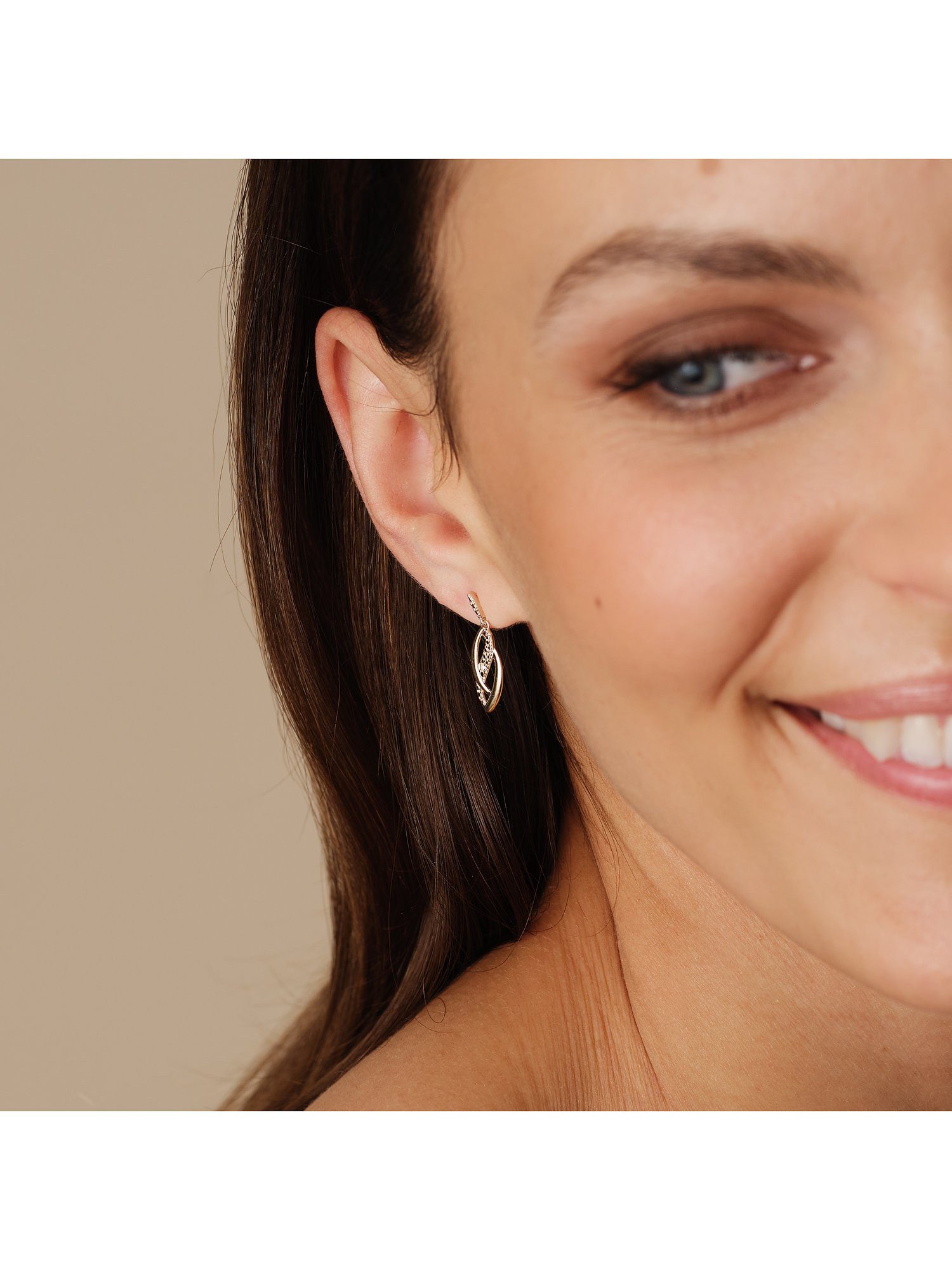 CHRIST Paar Ohrstecker CHRIST Damen-Ohrstecker 375er Gelbgold Diamant günstig online kaufen