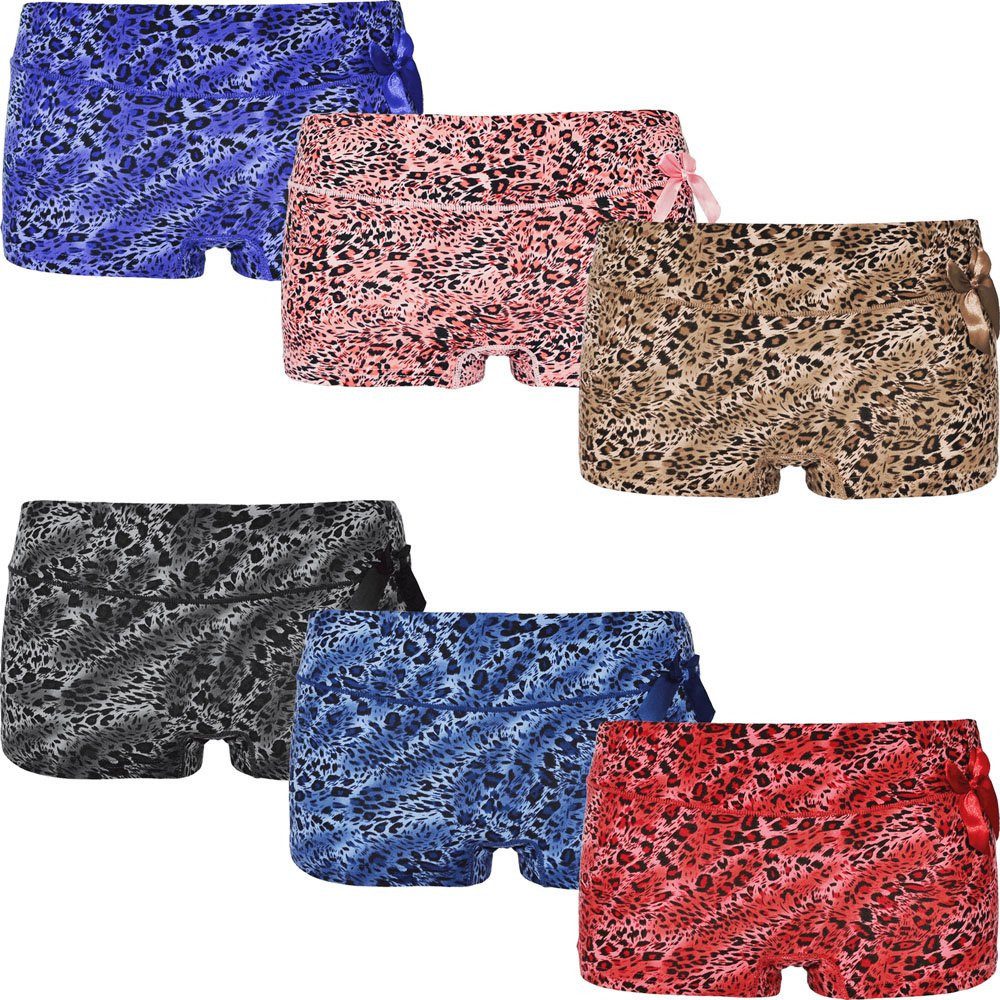 emeco Boxershorts 5 Set Damen Hotpants Boxershorts Unterhose Baumwolle 8040 günstig online kaufen