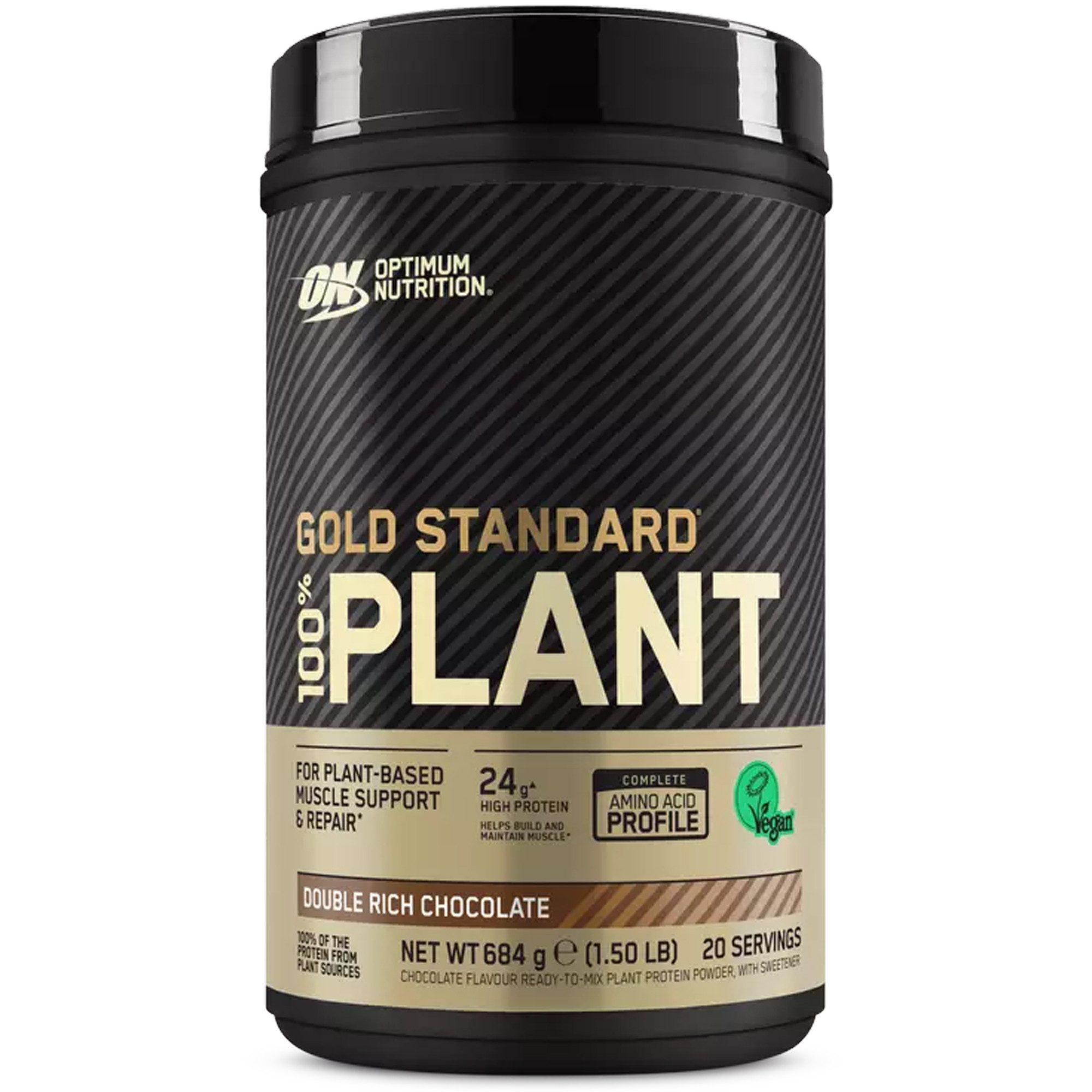 Optimum Nutrition OPTIMUM NUTRITION 100% Plant-Based Protein Pulver, 1 er 1 St.