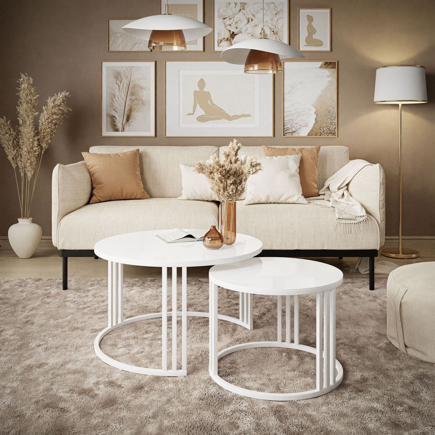 Lookway Couchtisch LORI GLASS 2in1 mit günstig online kaufen