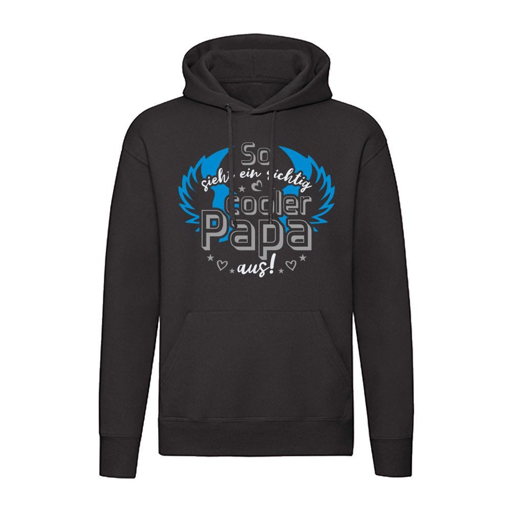 G-graphics Hoodie So sieht ein richtig cooler Papa aus! Unisex mit trendigem Frontprint