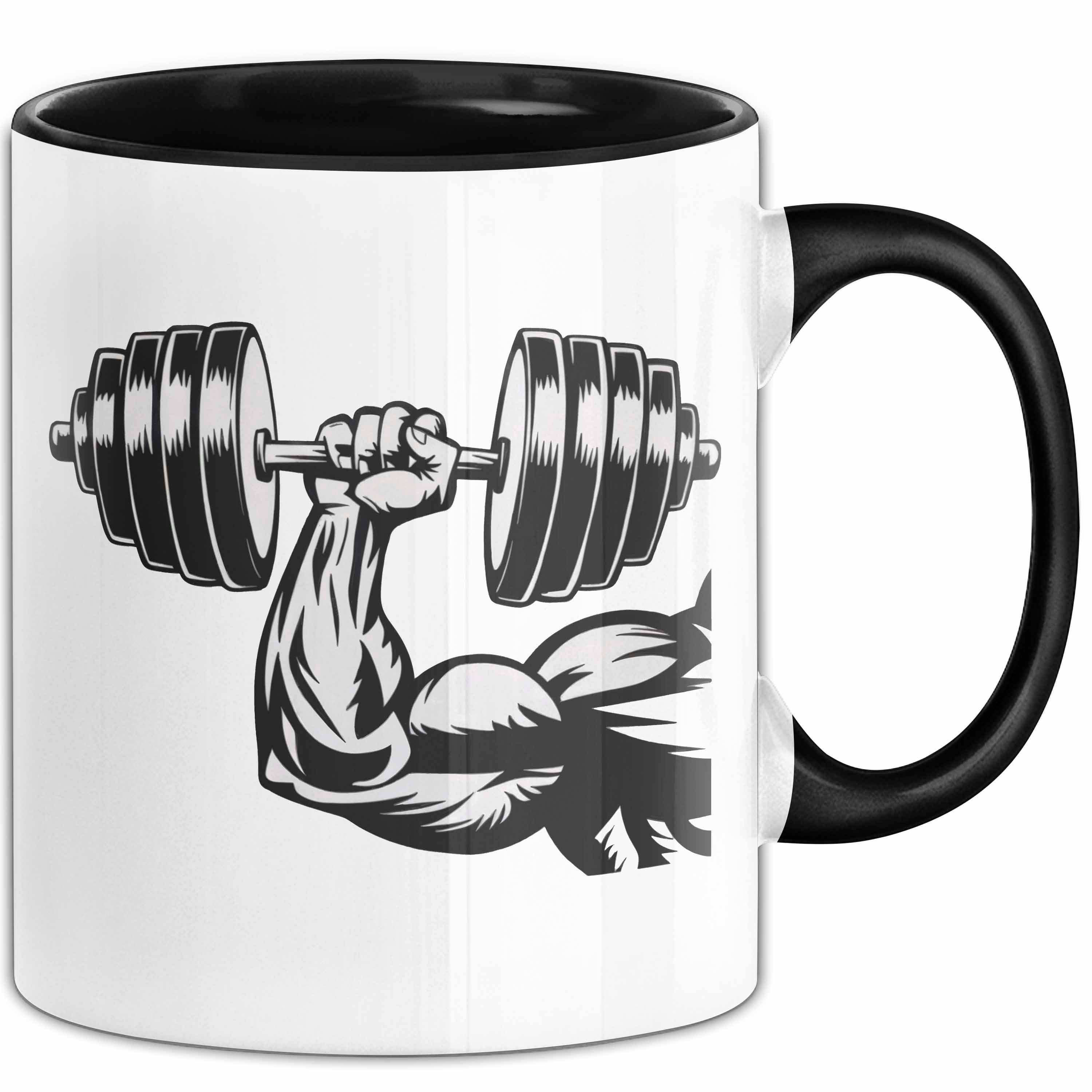 Trendation Tasse Bodybuilder Tasse Geschenkidee für Fitness Experten
