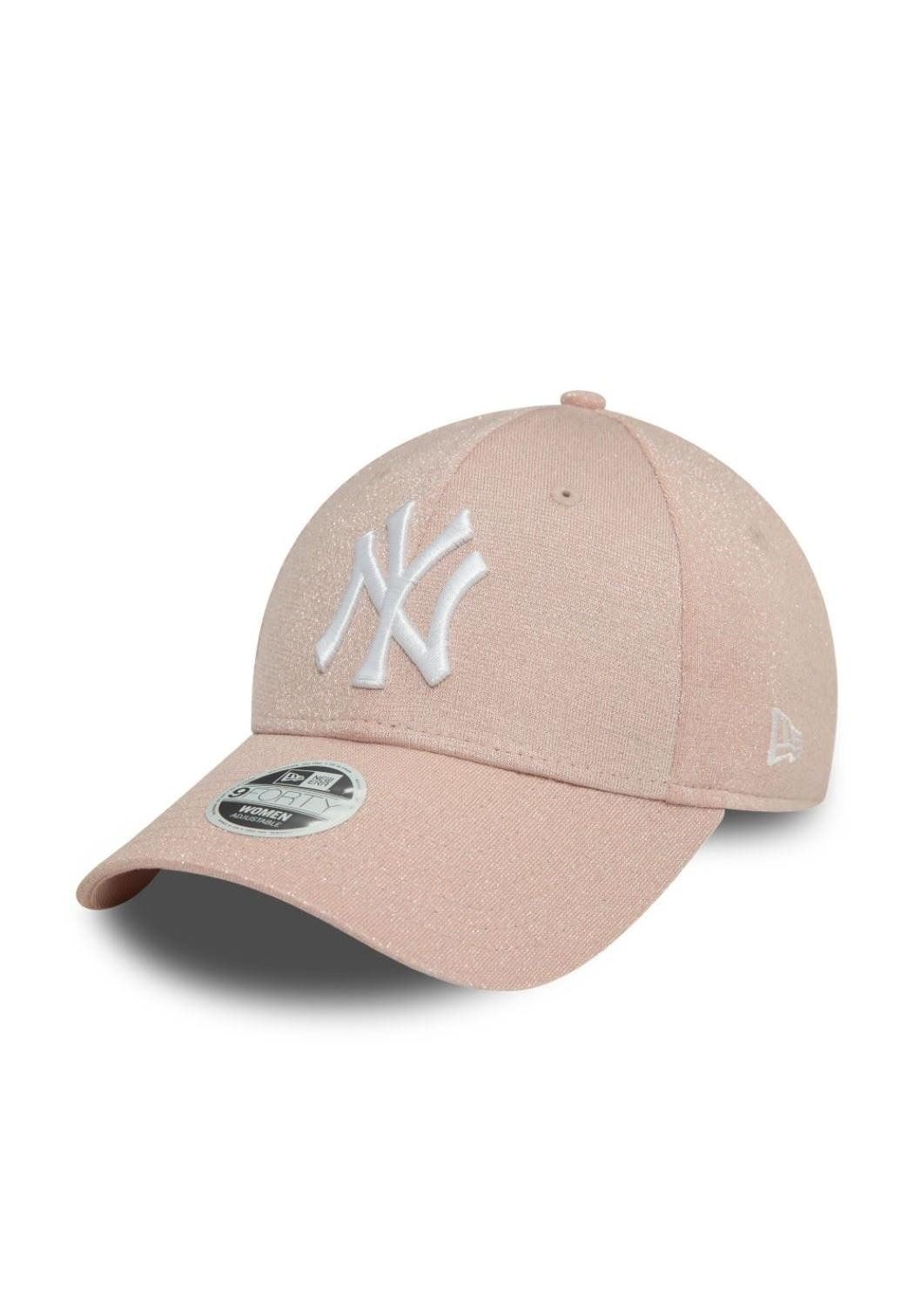 Baseball Cap New York Yankees MLB Womens Glitter Rosa 9Forty Verstellbare Damen Cap
