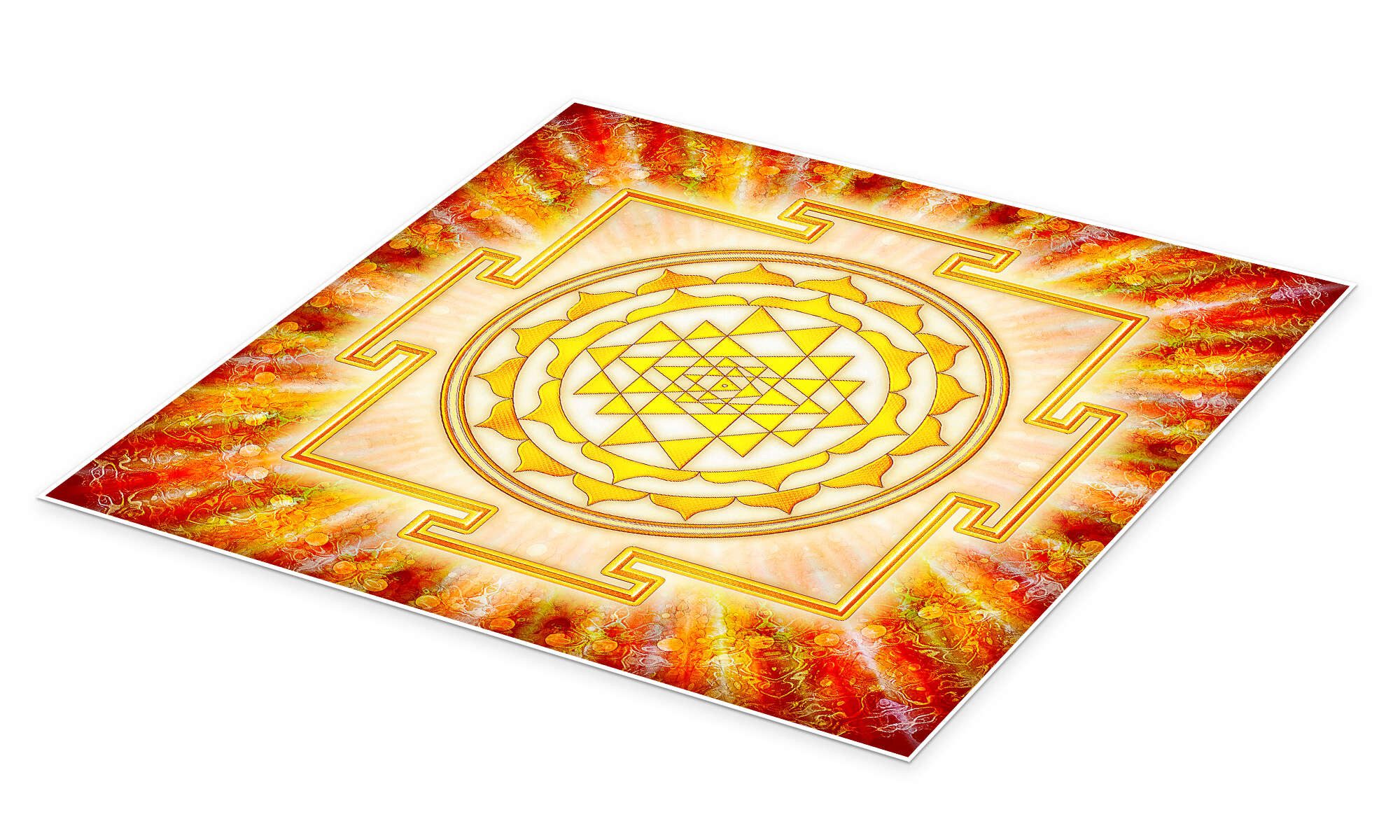 Posterlounge Wandbild Sri Yantra – Artwork günstig online kaufen