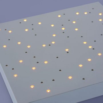 Paul Neuhaus LED Deckenleuchte Q-Smart LED Deckenleuchte Q-Universe in Weiß RGBW inkl. Fernbedienung, keine Angabe, Leuchtmittel enthalten: Ja, fest verbaut, LED, warmweiss, Deckenlampe, Deckenbeleuchtung, Deckenlicht