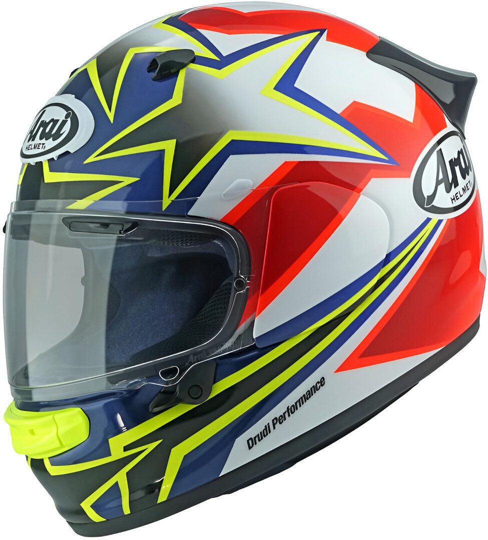 Arai Motorradhelm Quantic Star & Stripes Helm, Notfallsystem-polsterung (eqrs)