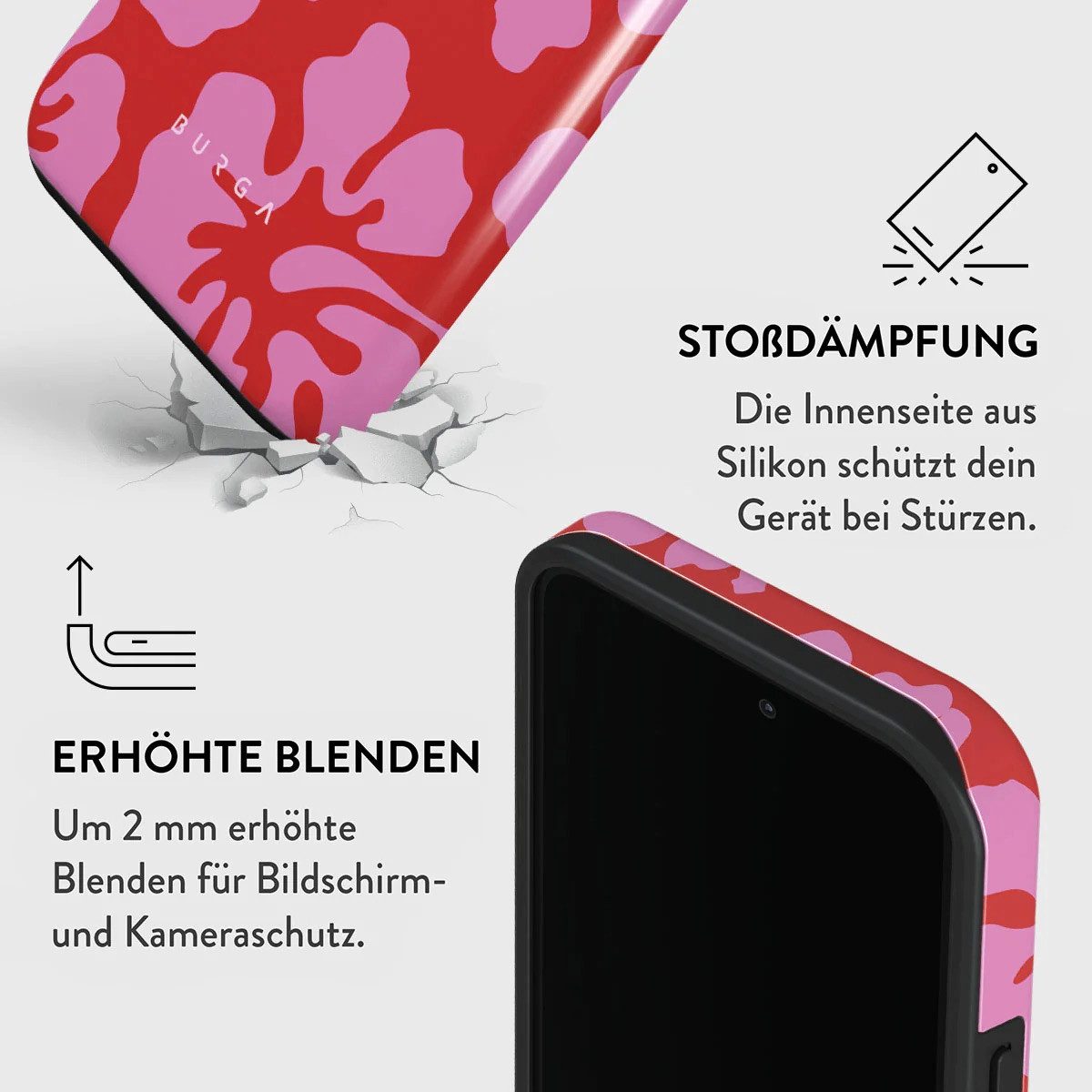 BURGA Handyhülle Tough MagSafe Case Me Gustas Tu iPhone 14 Pro Max