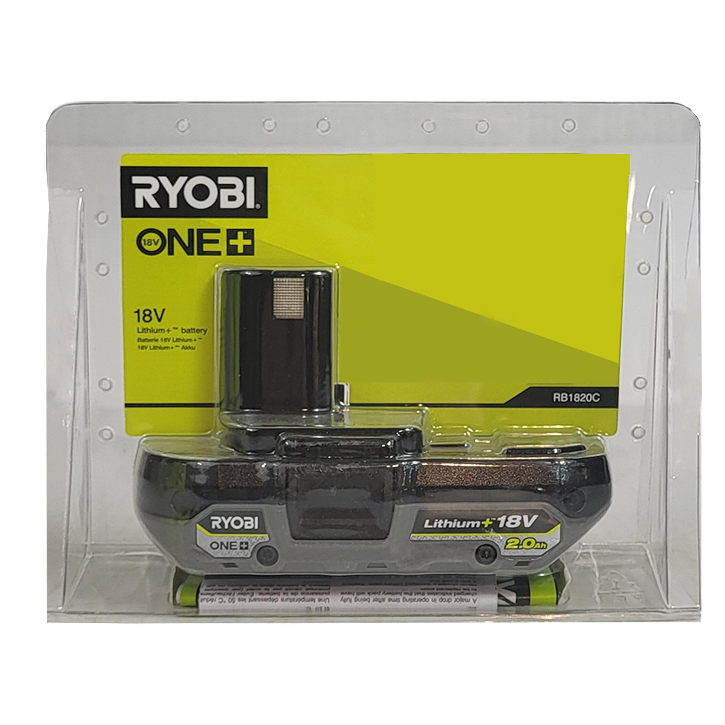 RYOBI Ryobi RB1820C Akku 18 V ONE+™ 2,0 Ah Lithium+ (kompakt) Akku (1 St)
