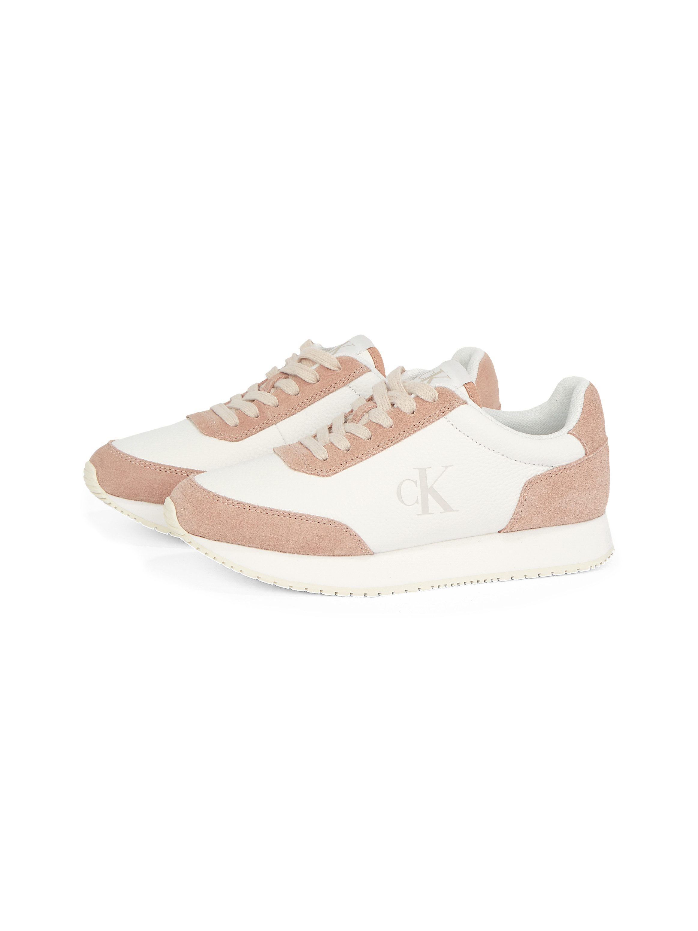 Calvin Klein Jeans RUNNER LACEUP LOW MIX MG Sneaker, Freizeitschuh, Halbschuh, Schnürschuh mit seitlichem CK-Logo