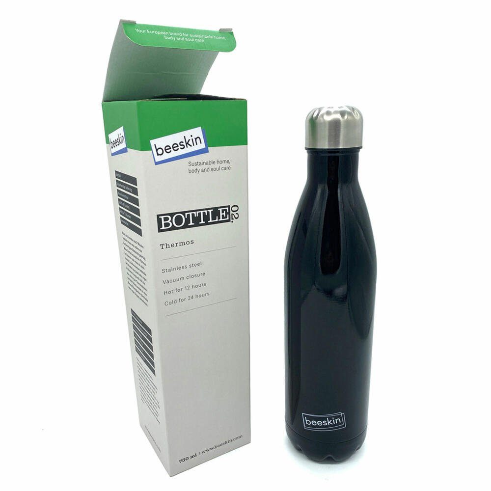 beeskin Isolierflasche beeskin Bottle Black, 750 ml